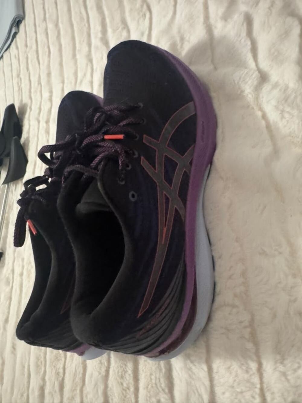 ASICS GEL-KAYANO 29 Women's Running Shoes Black Purple Size 12